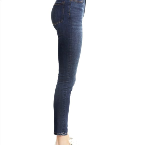 Frank & Oak The Debbie Ultra-Stretch Skinny Jean in Dark Indigo Size 28 - Picture 6 of 11